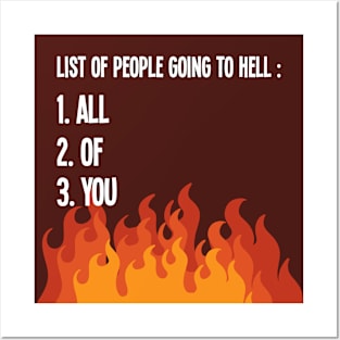 Hell List - For the dark side Posters and Art